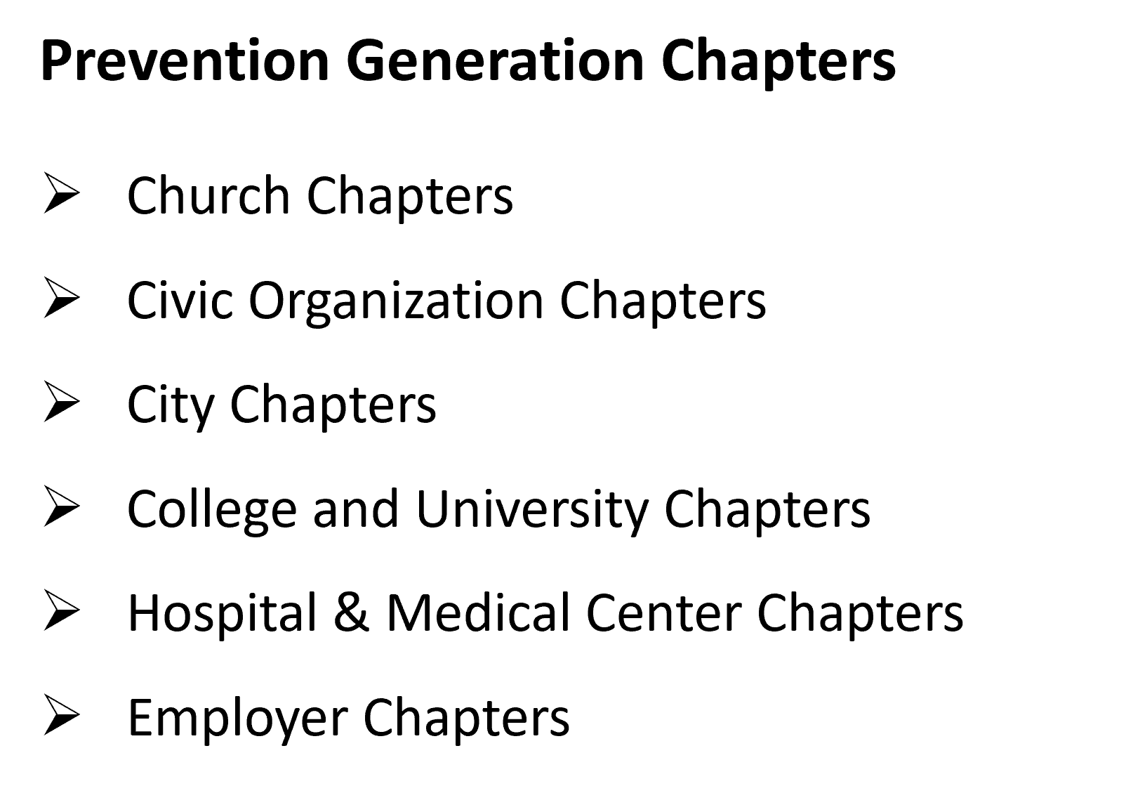PG Chapters Web